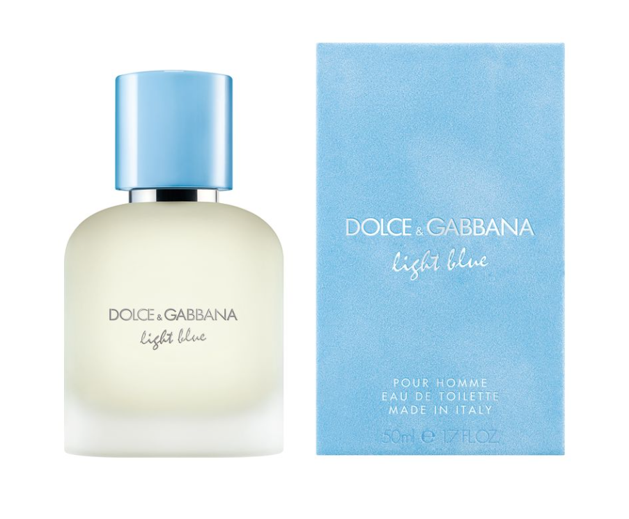 Dolce & Gabbana Light Blue Pour Homme Eau de Toilette 50 ml (EDT) | Profumo Uomo Fresco, Agrumato e Mediterraneo