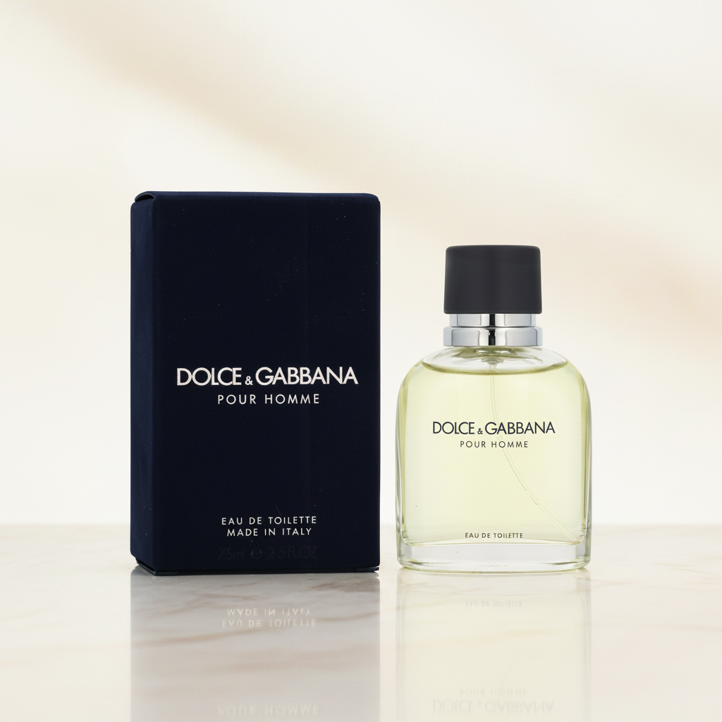 Dolce & Gabbana Pour Homme Eau de Toilette 75 ml / 200 ml (EDT) | Profumo Uomo Classico, Elegante e Mediterraneo