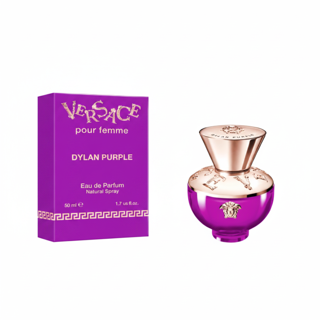 Versace Dylan Purple Eau de Parfum 50 ml (EDP) | Profumo Donna Floreale Fruttato e Luminoso