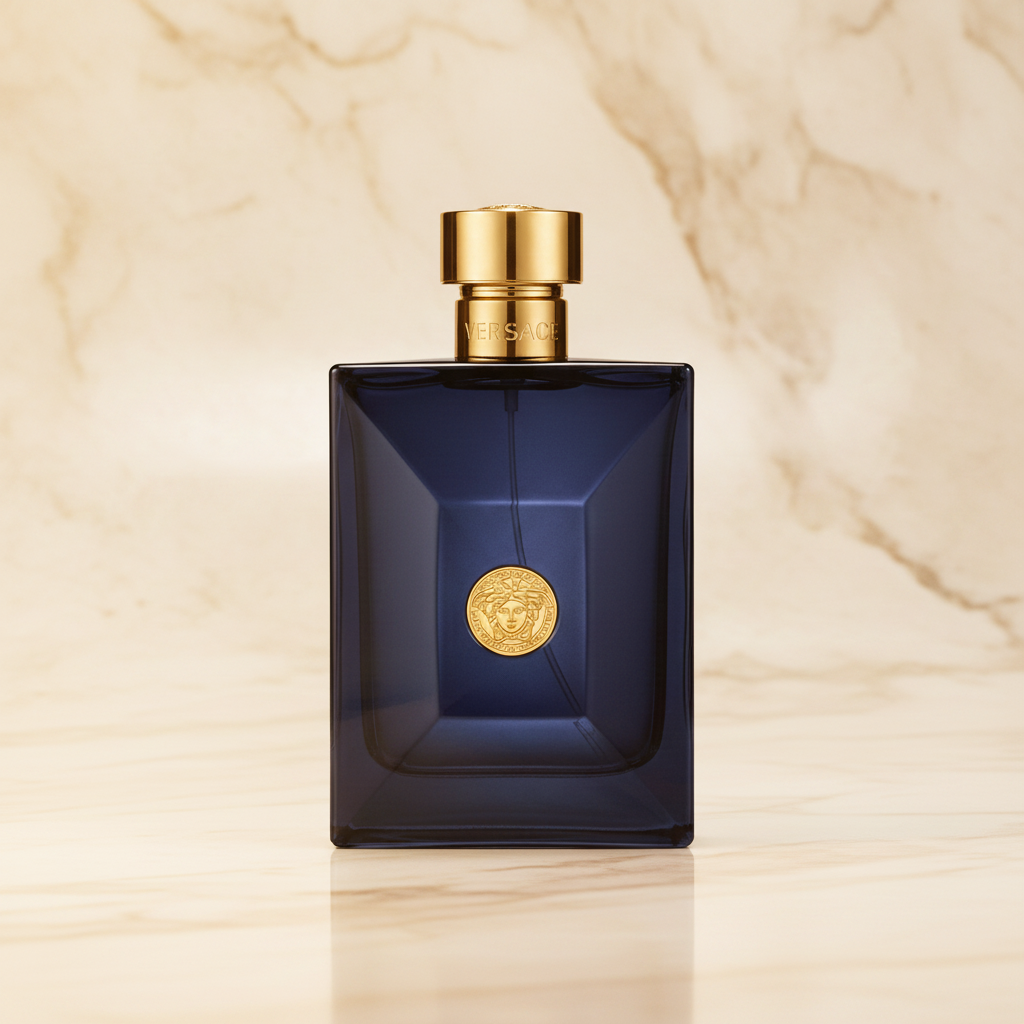 Versace Dylan Blue Eau de Toilette 200 ml (EDT) | Profumo Uomo Aromatico, Fresco e Seducente
