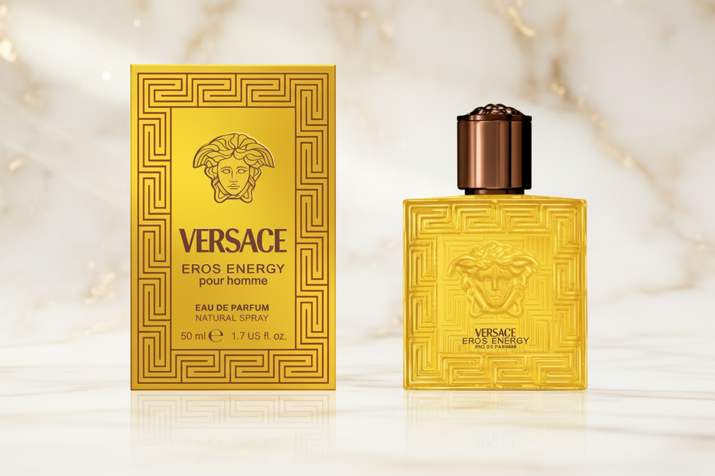 Versace Eros Energy Eau de Parfum 50 ml (EDP) | Profumo Uomo Agrumato, Fresco e Seducente