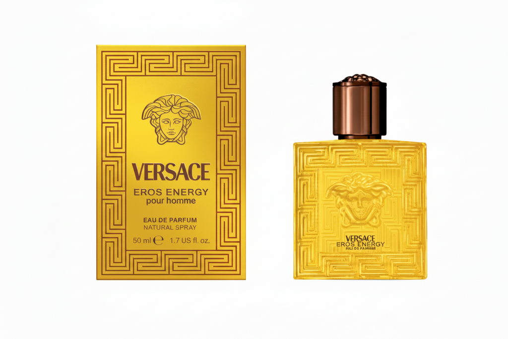 Versace Eros Energy Eau de Parfum 50 ml (EDP) | Profumo Uomo Agrumato, Fresco e Seducente