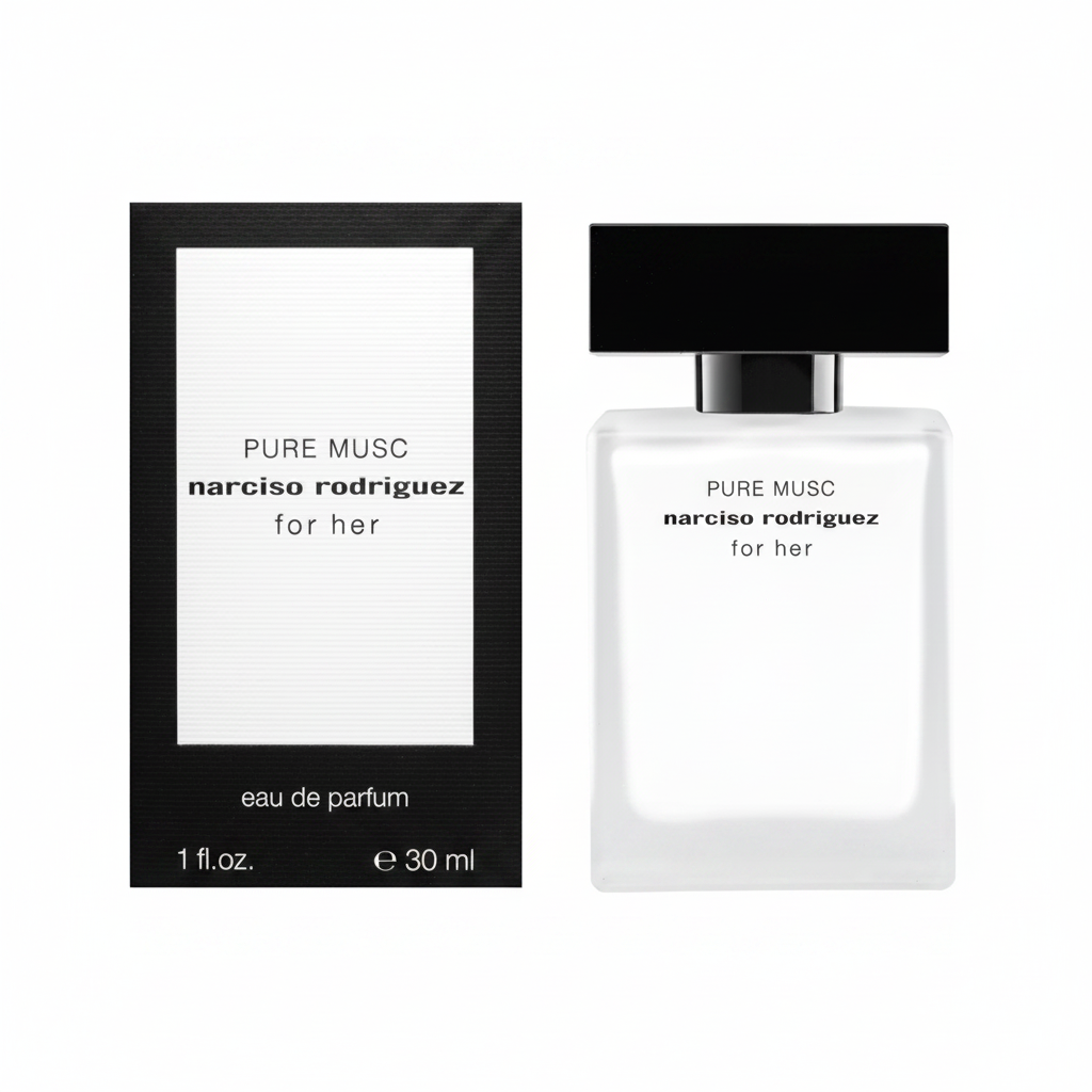 Narciso Rodriguez Pure Musc Eau de Parfum 30 ml / 50 ml (EDP) | Profumo Donna Floreale, Muschiato e Puro