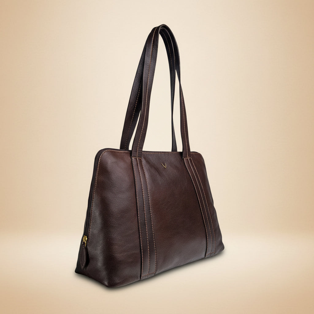 Hidesign Cerys Tote Grande in Pelle | Borsa Shopping Donna Capiente con Scomparti