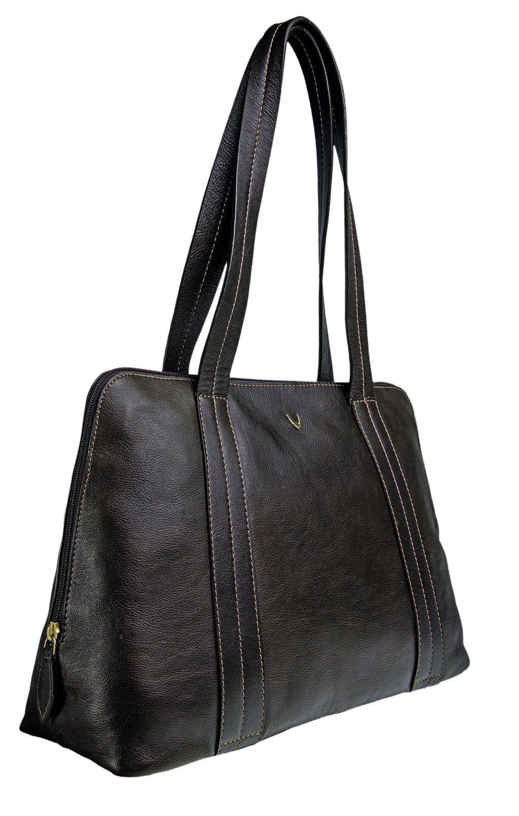 Hidesign Cerys Tote Grande in Pelle | Borsa Shopping Donna Capiente con Scomparti