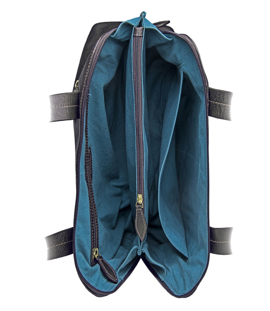 Hidesign Cerys Tote Grande in Pelle | Borsa Shopping Donna Capiente con Scomparti