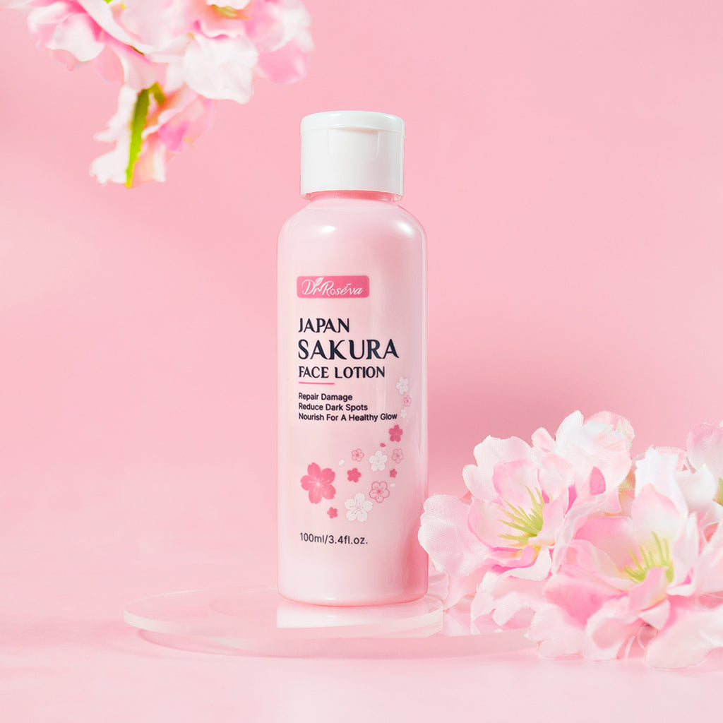 Dr. Roséva Japan Sakura Lotion – Lozione Viso Illuminante ai Fiori di Ciliegio, Vitamina C e Niacinamide (100ml)