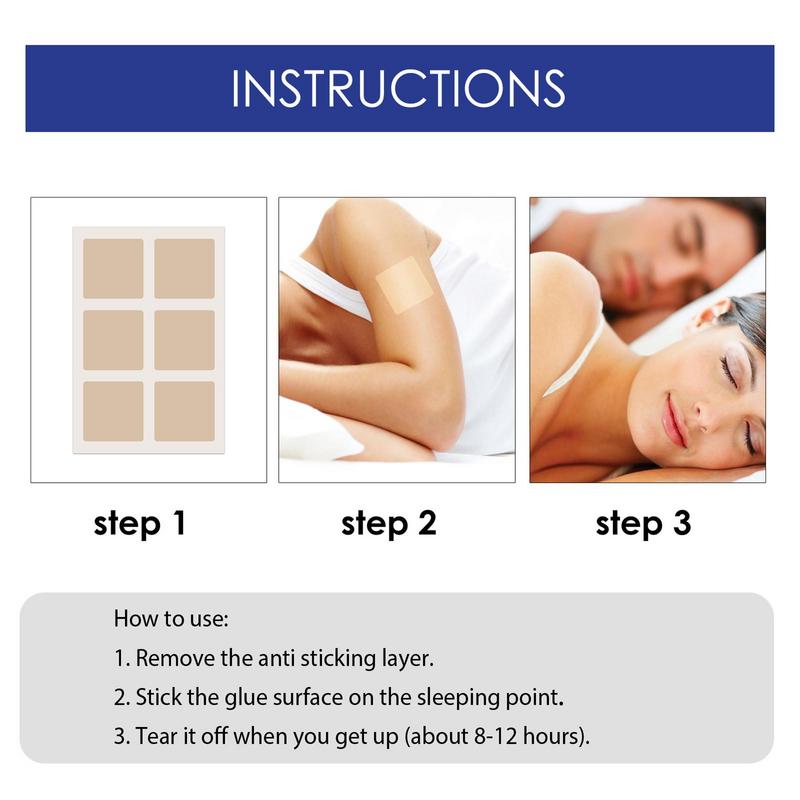 Sleep Patch Relax – Set de 48 parches naturales de lavanda y manzanilla para un sueño profundo
