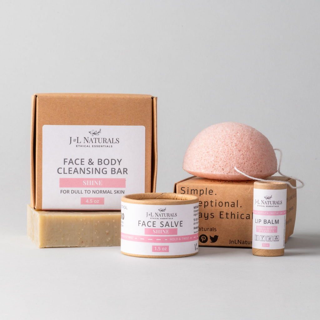 Kit essenziale per la cura della pelle (set da 4 pezzi)