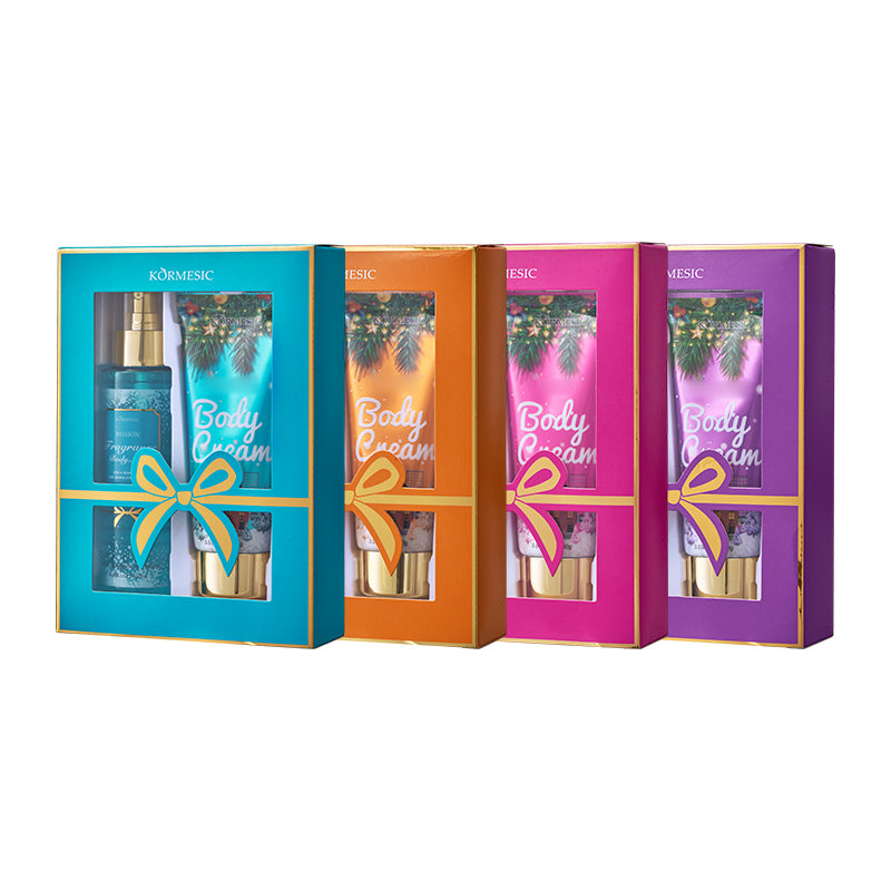 Kormesic Fragrance Body Care Set – Kit Profumato Crema Corpo & Body Mist | Illuminante, Schiarente e Riparatore