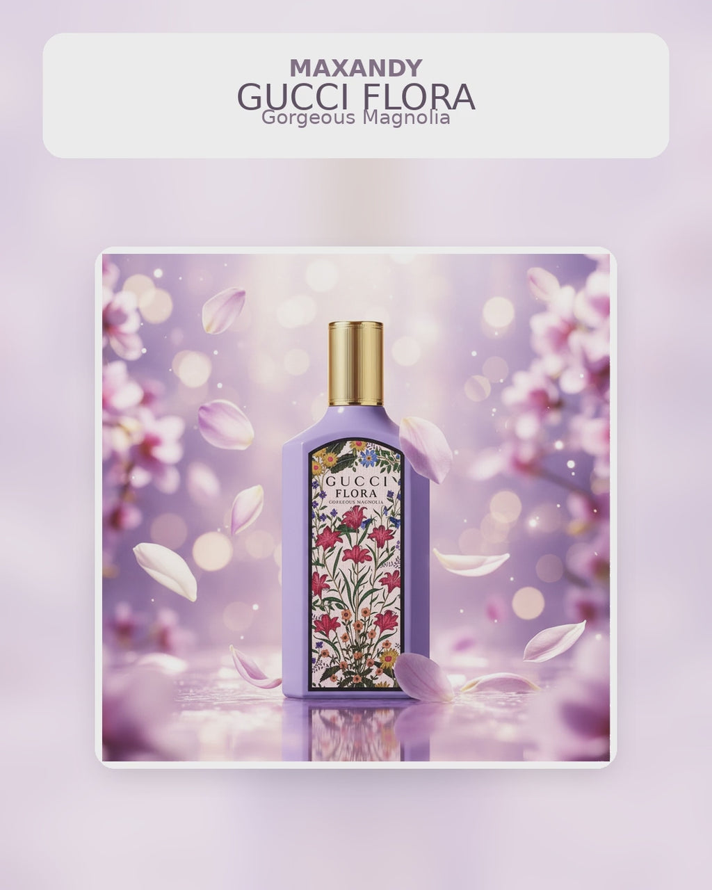 Gucci Flora Gorgeous Magnolia Eau de Parfum 100 ml (EDP) | Profumo Donna Floreale Fruttato e Raffinato