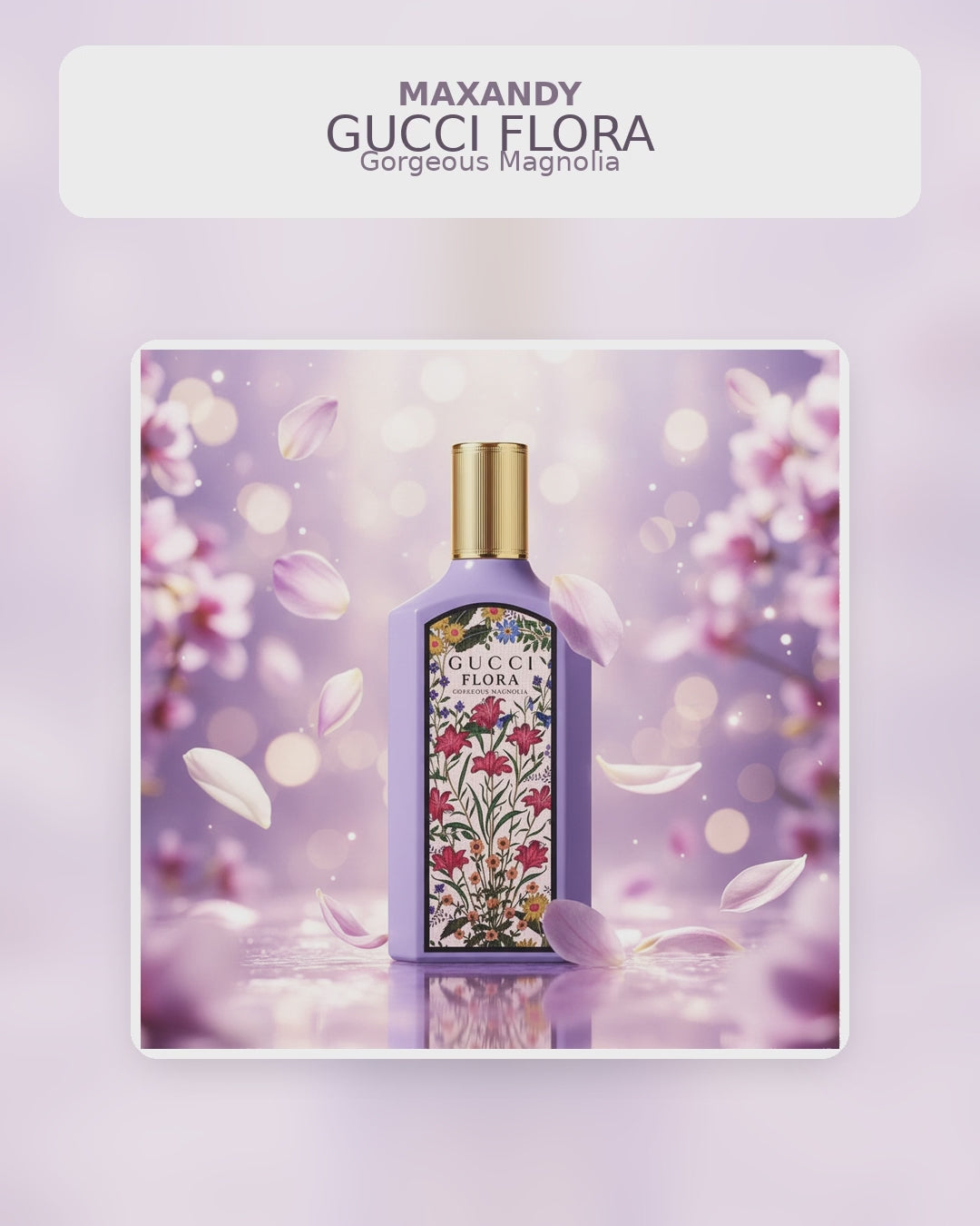 Gucci Flora Gorgeous Magnolia Eau de Parfum 100 ml (EDP) | Profumo Donna Floreale Fruttato e Raffinato