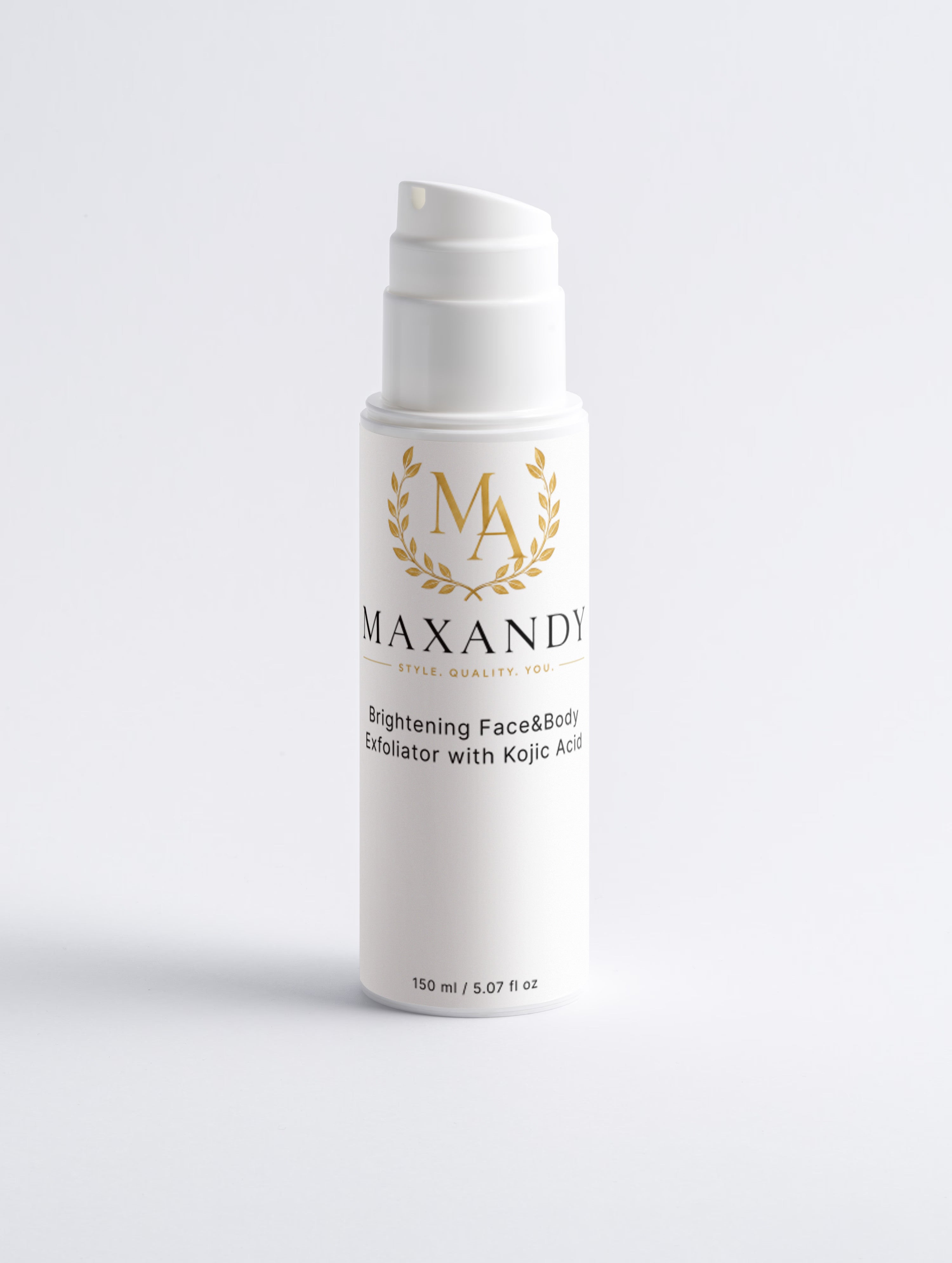 MAXANDY Derma Renewal Duo | Kit Viso e Corpo 2 Pezzi con Acido Kojico, Urea 5% e Pantenolo 2% per Pelle Luminosa e Idratata